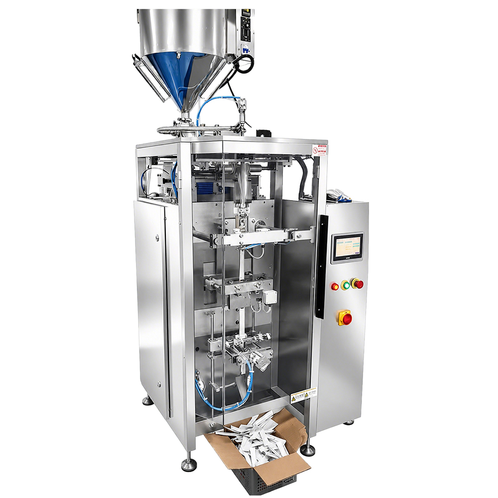 Single-lane liquid packaging machine front view - ZSYAN